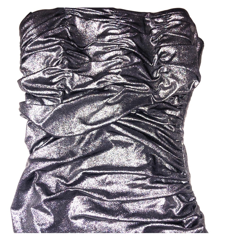 Silver Dressy Tube Top